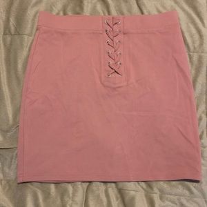 Pink Pencil Skirt